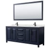 Dark Blue / Giotto Quartz Top / Matte Black Hardware