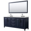 Dark Blue / Giotto Quartz Top / Matte Black Hardware