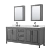 Dark Gray / Giotto Quartz Top / Matte Black Hardware