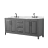 Dark Gray / Giotto Quartz Top / Matte Black Hardware