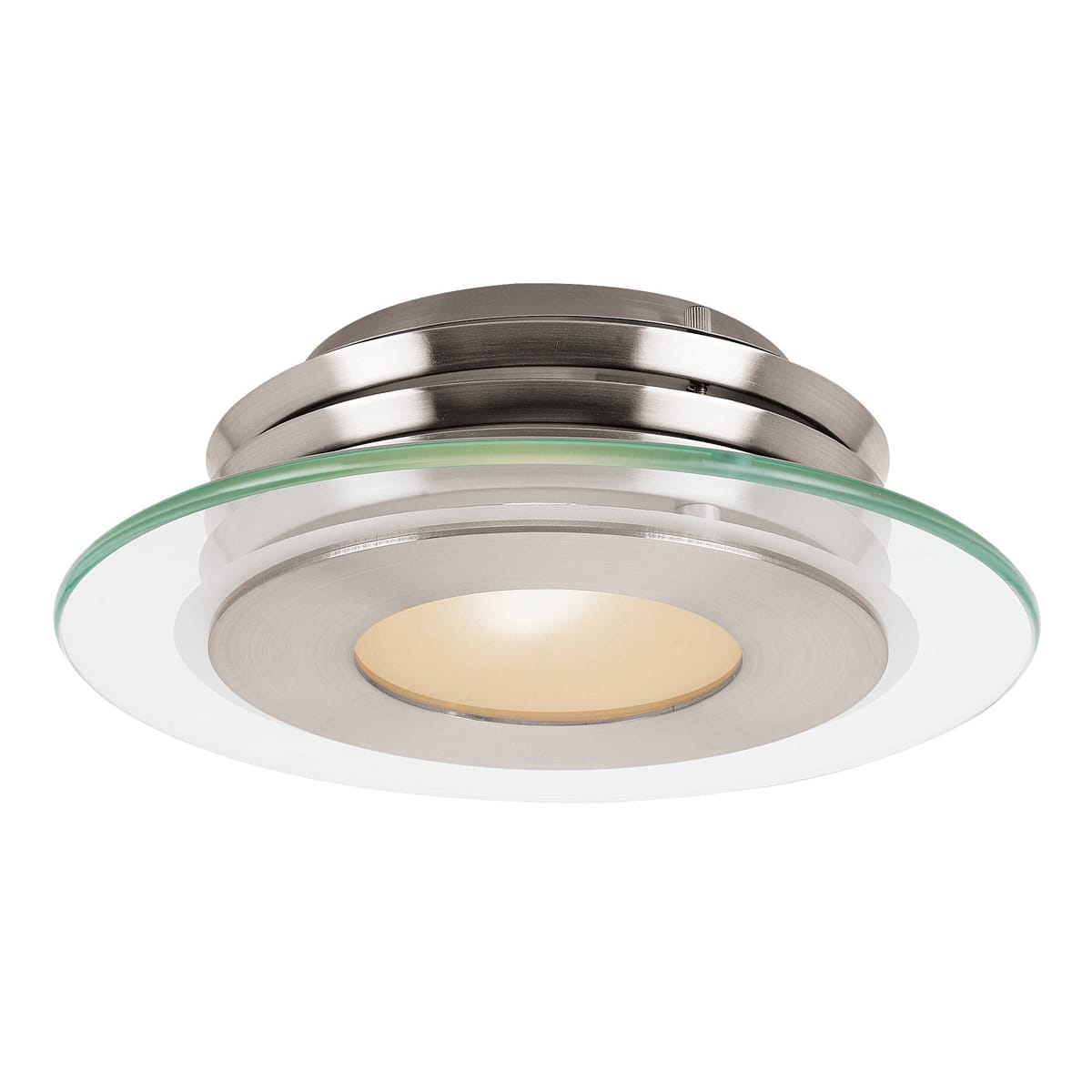 Access Lighting 50480BS Brushed Steel Helius 1 Light Flush Mount Ceiling  Fixture - Faucet.com