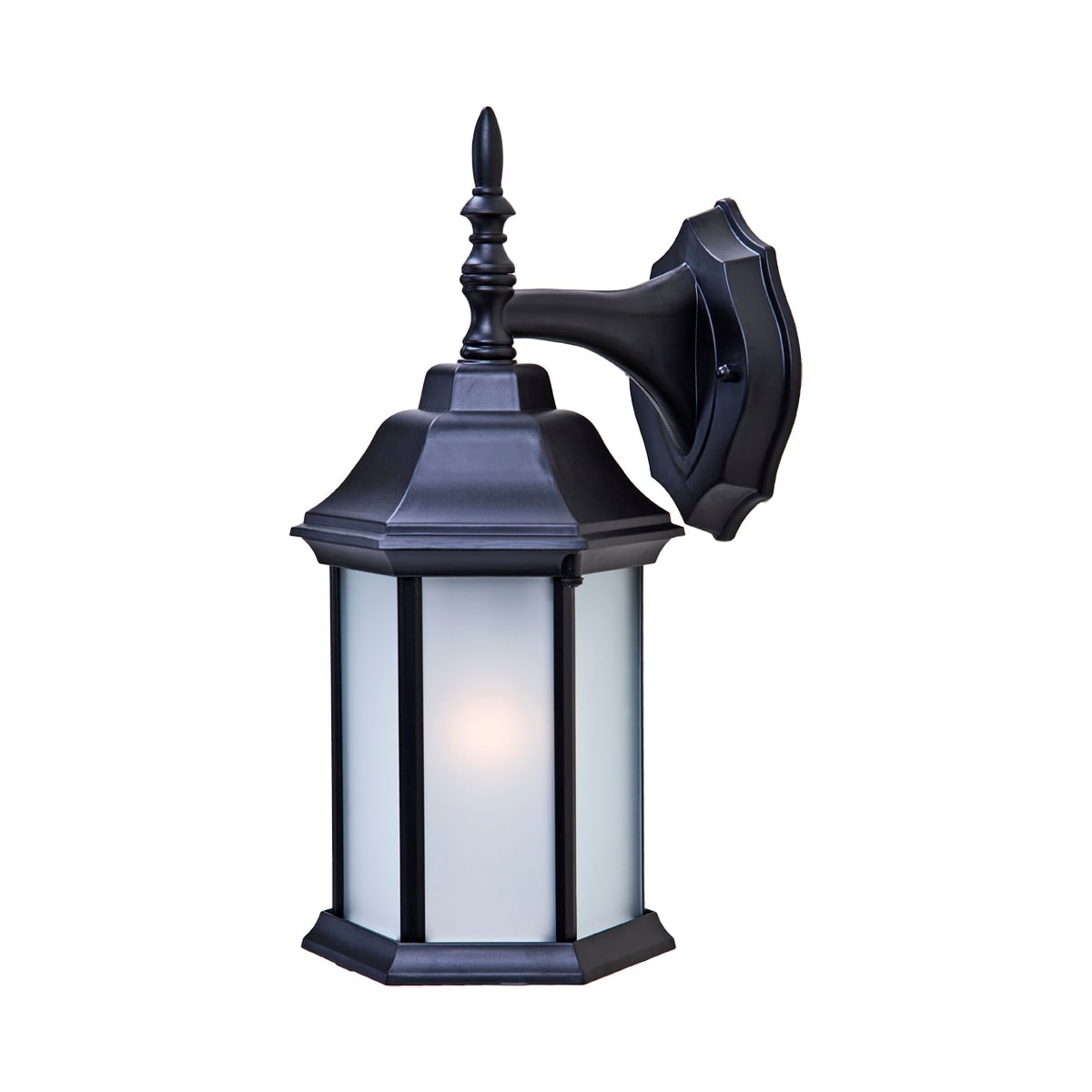 Acclaim Lighting 5182BK/FR Matte Black / Frosted Glass Craftsman 2