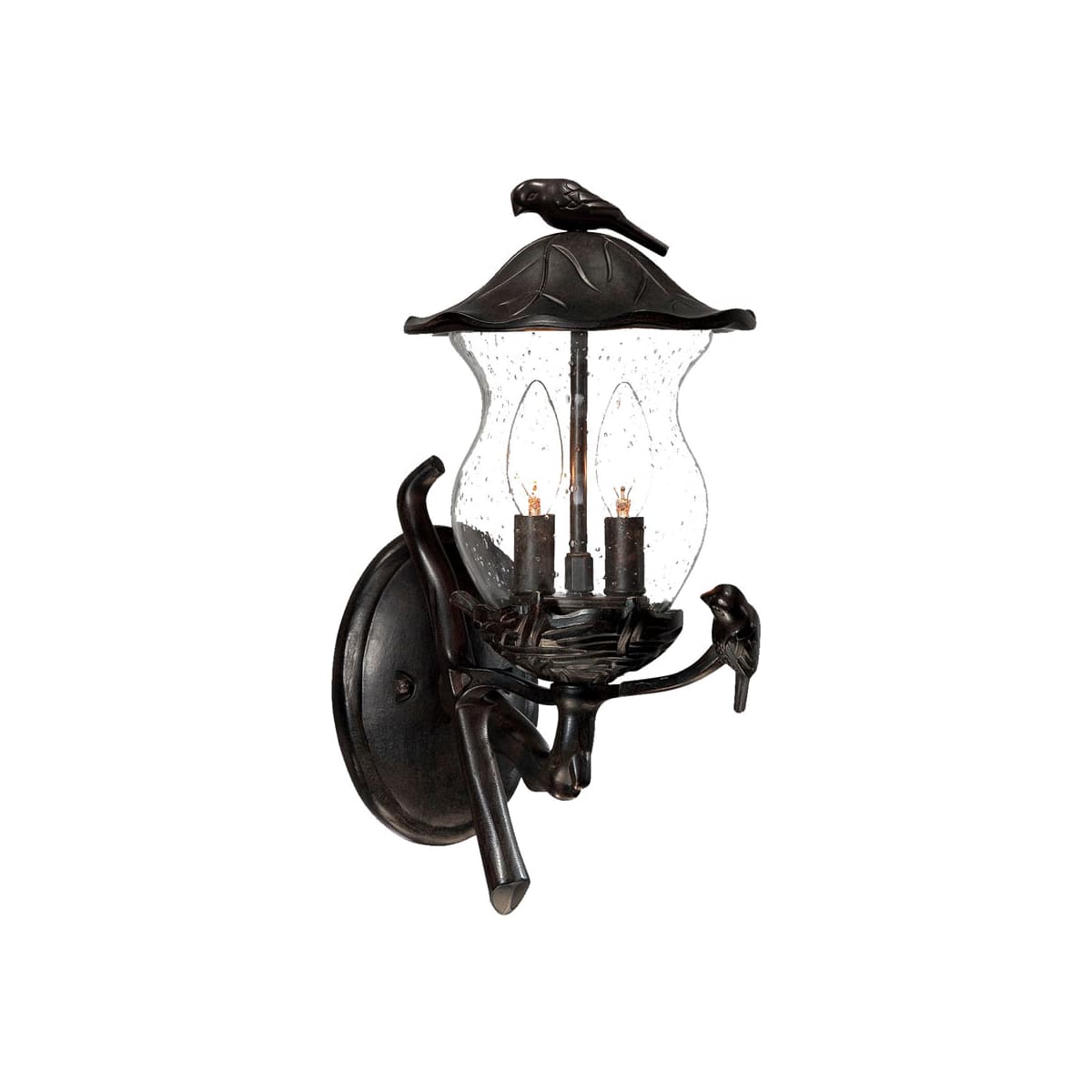 Acclaim Lighting Avian 60-Watt 18.5-in Black Coral Transitional Post Light Acclaim Lighting Avian 60-Watt 18.5-in Black Coral Transitional Post Light