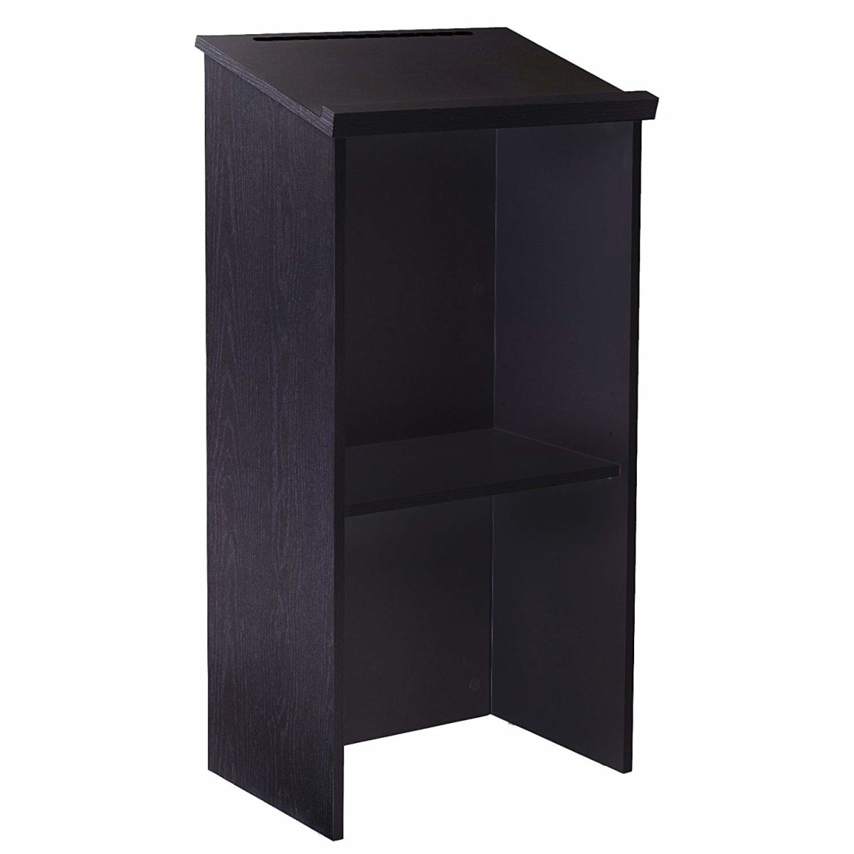 AdirOffice 661-01 Mahogany Stand up Podium with Adjustable Shelf for sale online 