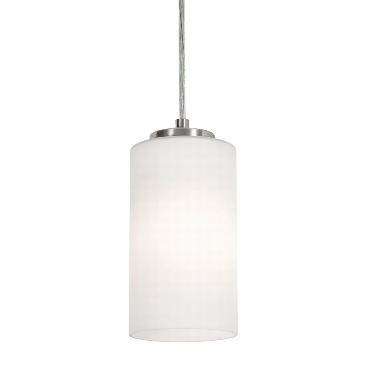 Frosted glass cylinder pendant light on sale
