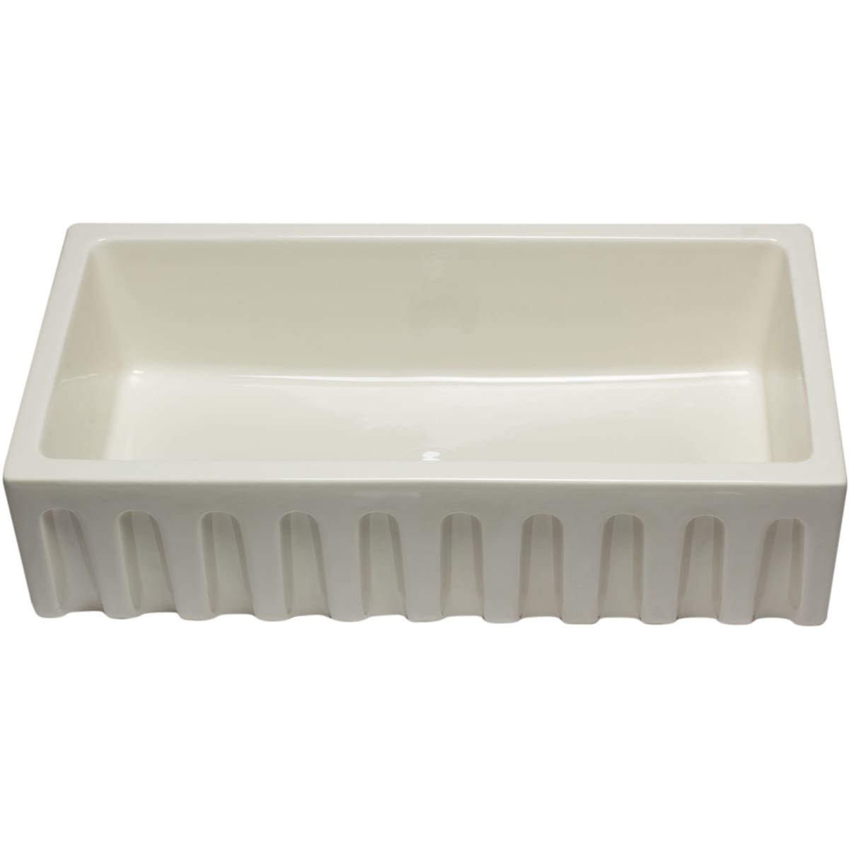 Alfi Brand Ab3618hs W White Alfi Trade 36 Farmhouse Single Basin Fireclay Kitchen Sink Faucet Com