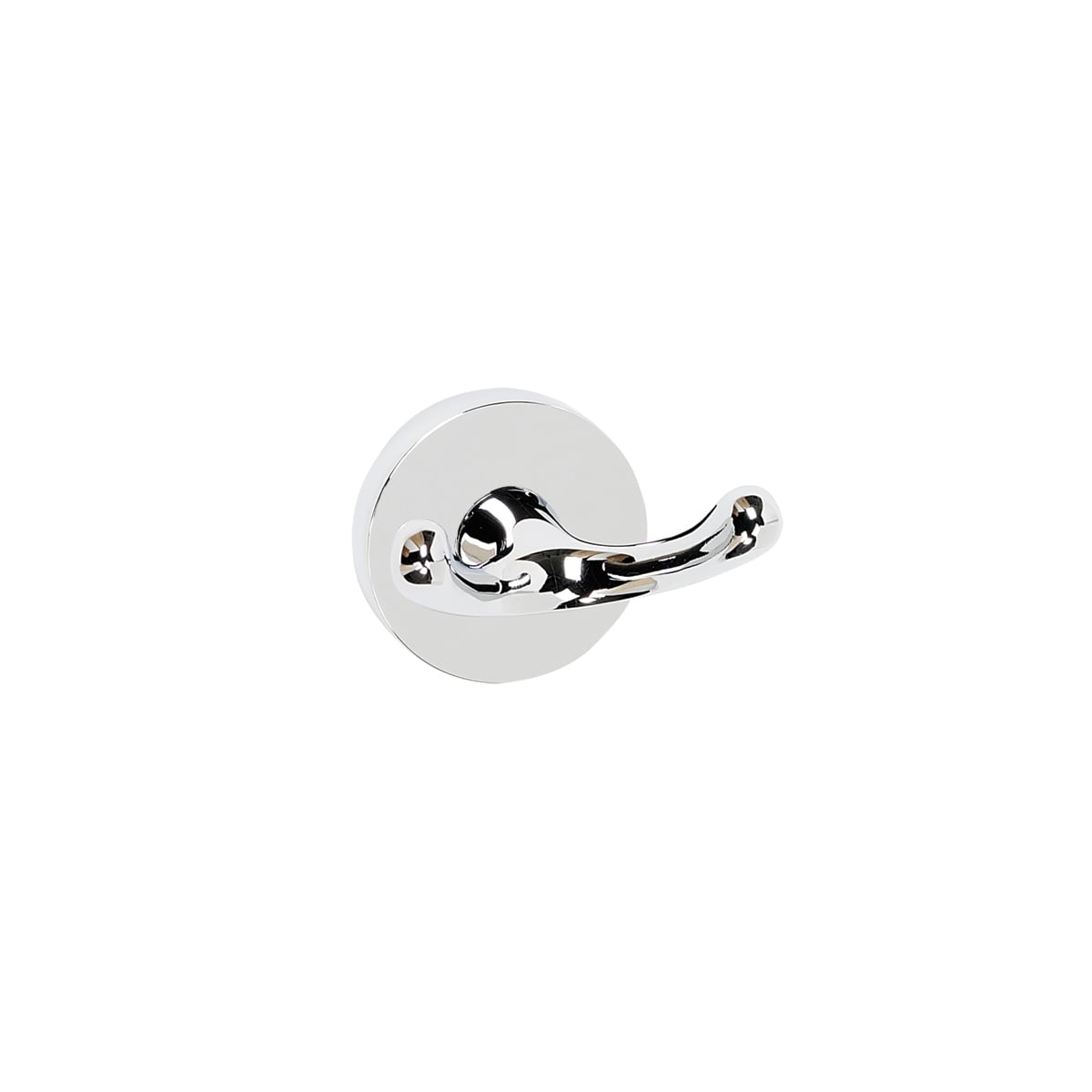 Alno A8384-PN Polished Nickel Contemporary I Double Robe Hook 