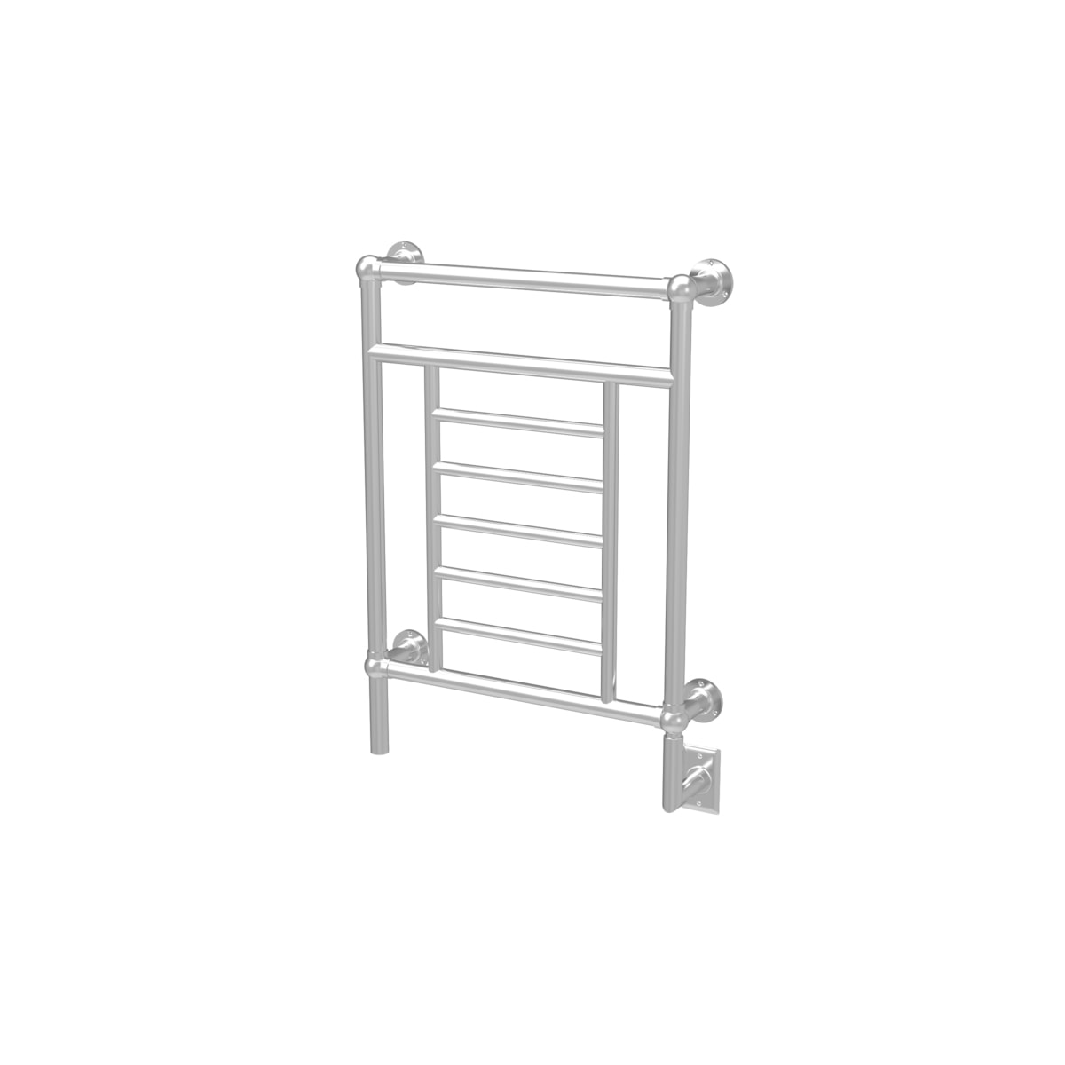 Amba T 2536PN Polished Nickel Traditional 25 1 4 W x 35 3 4 H 115 V Hardwired Steel Towel Warmer Faucet