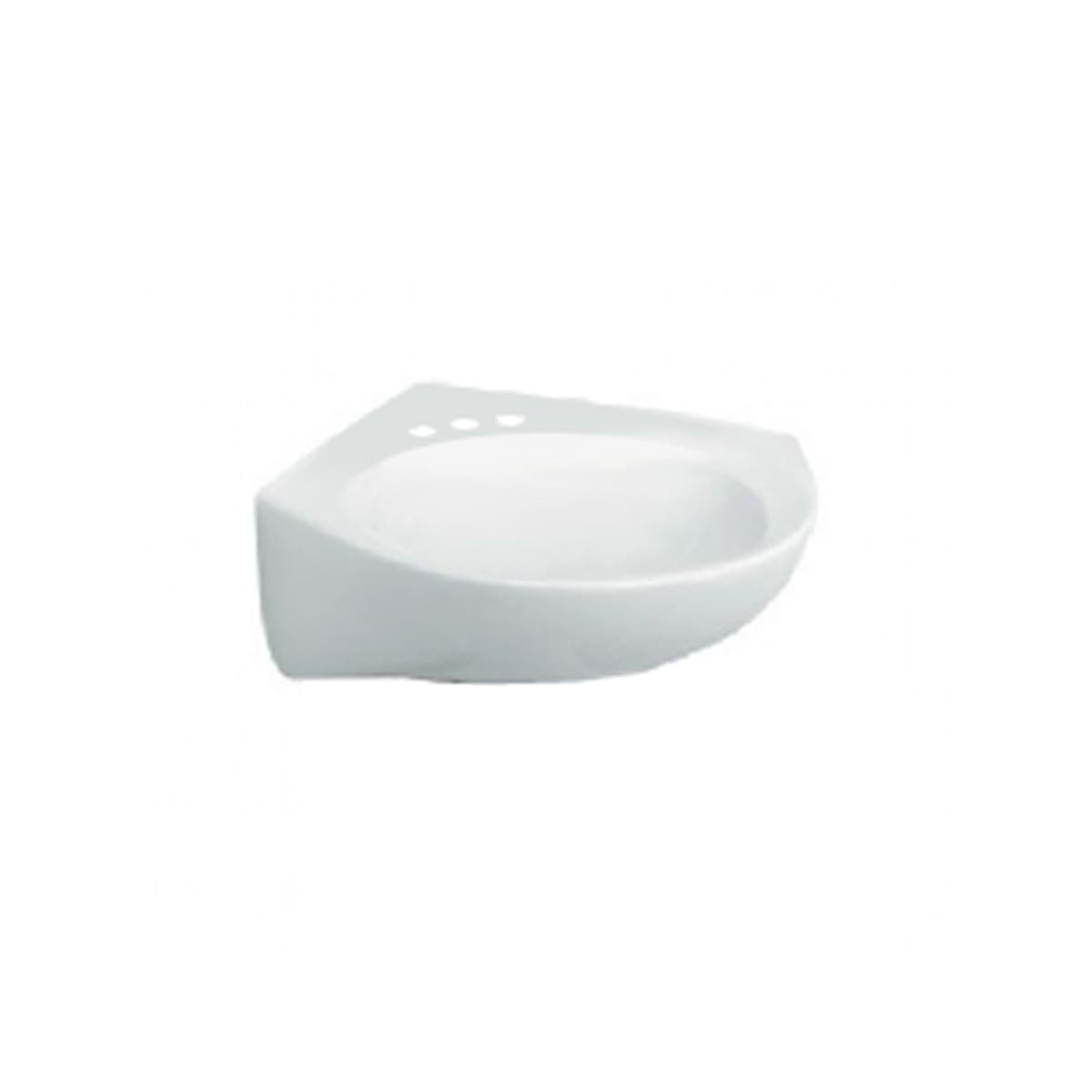 Cornice Wall-Mount Bathroom Sink in White