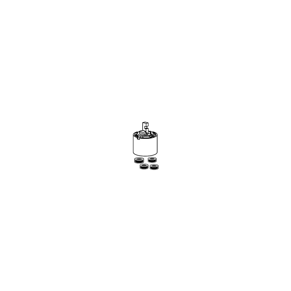 American Standard A954410 0070a Na Cartridge For Clear Tap Kitchen