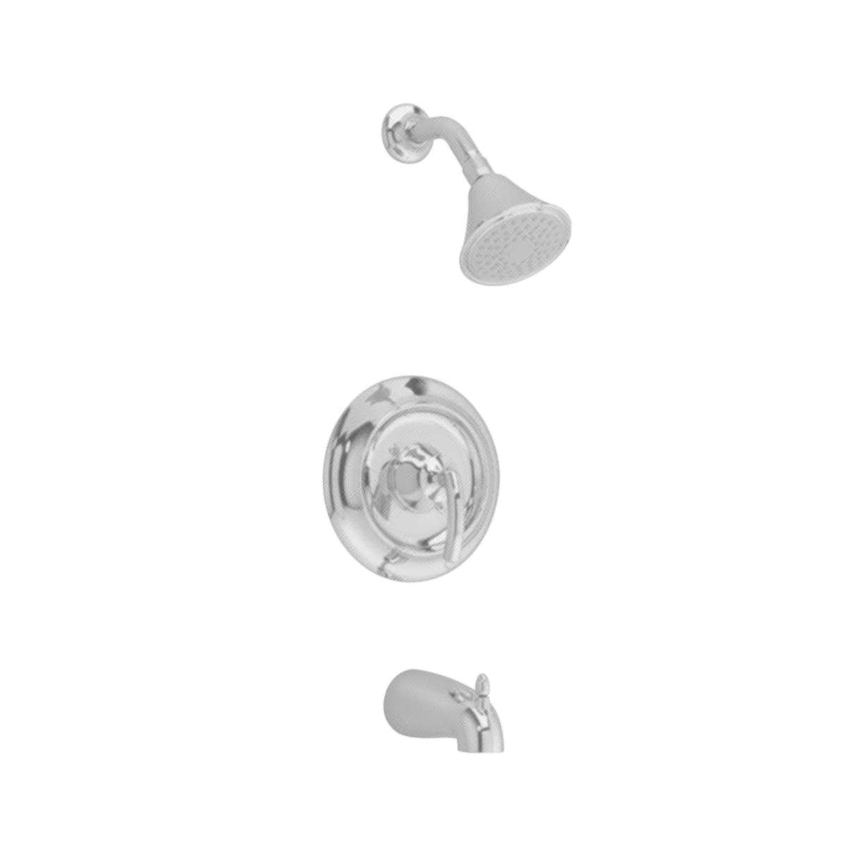 American Standard T038 502 295 Satin Nickel Tropic Tub And Shower American Standard T038 502 295