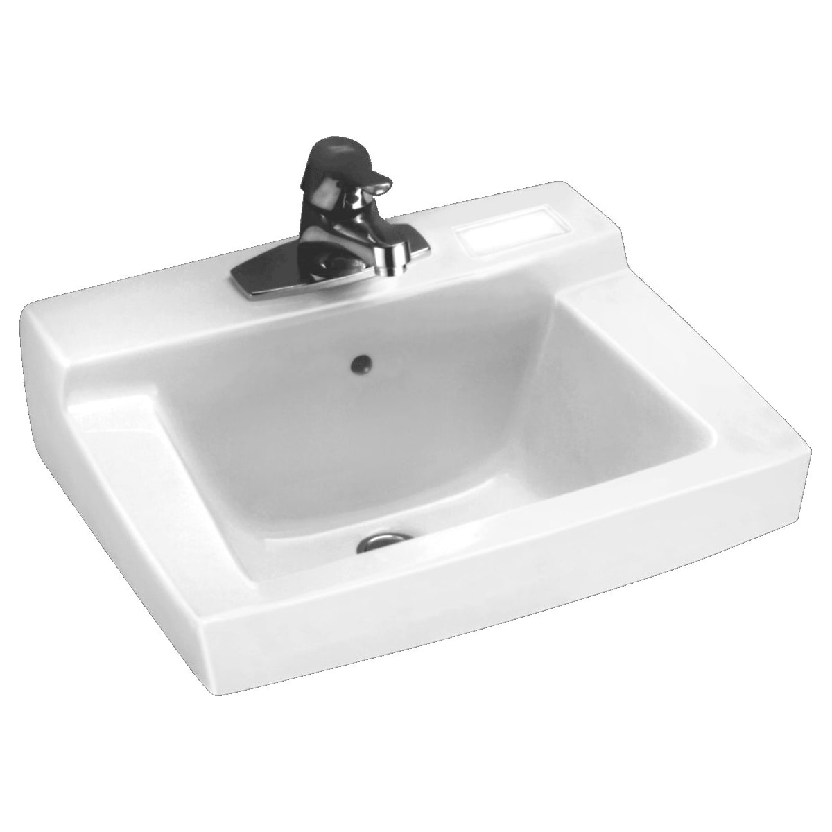 American Standard Declyn Wall Mounted Sink with 4" Centerset and Concealed Arms Support 53900