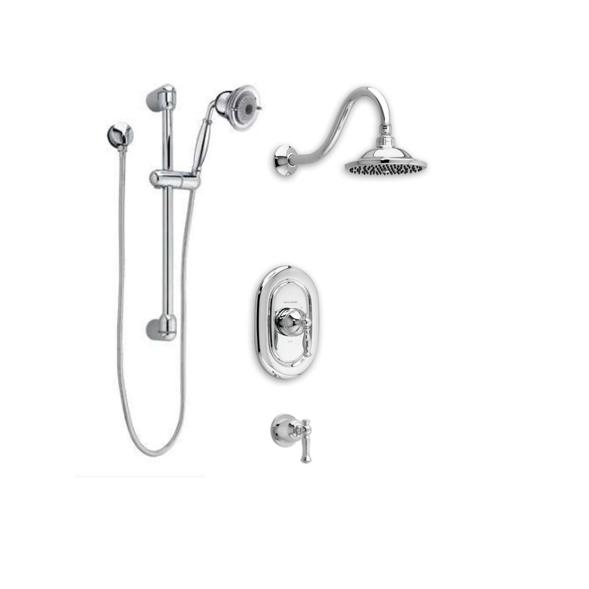 American Standard T440 999 002 Polished Chrome Quentin 2 2 Gpm