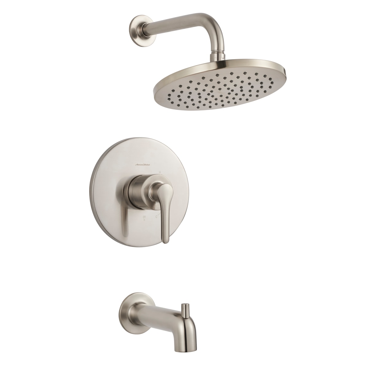 American Standard TU105508.295 Brushed Nickel Studio S Tub and 
