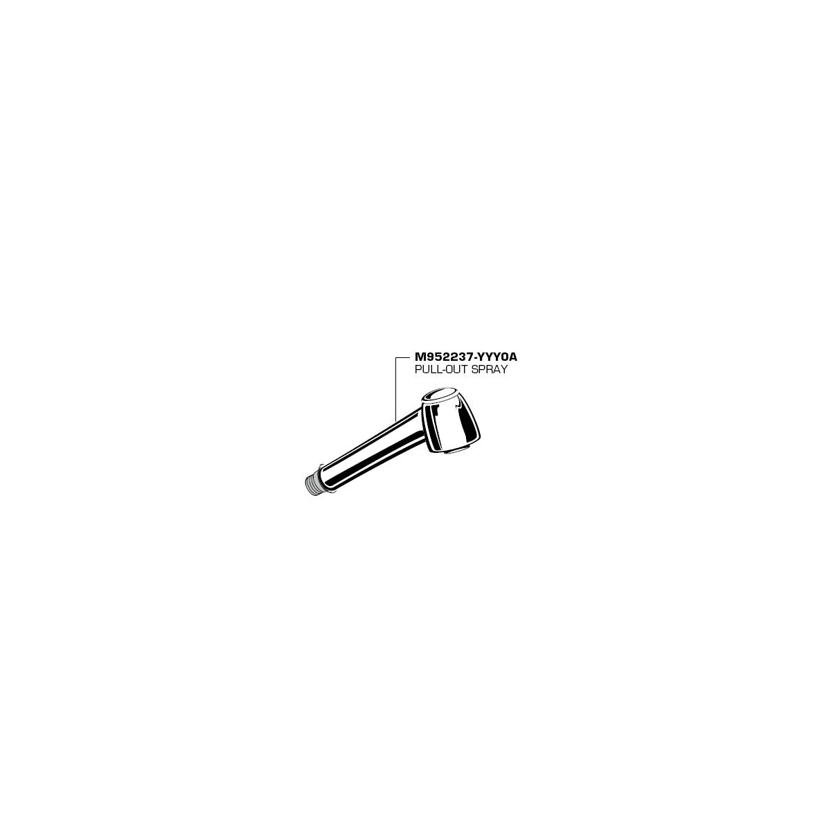 American Standard M952237 0020a Chrome Replacement Kitchen Faucet