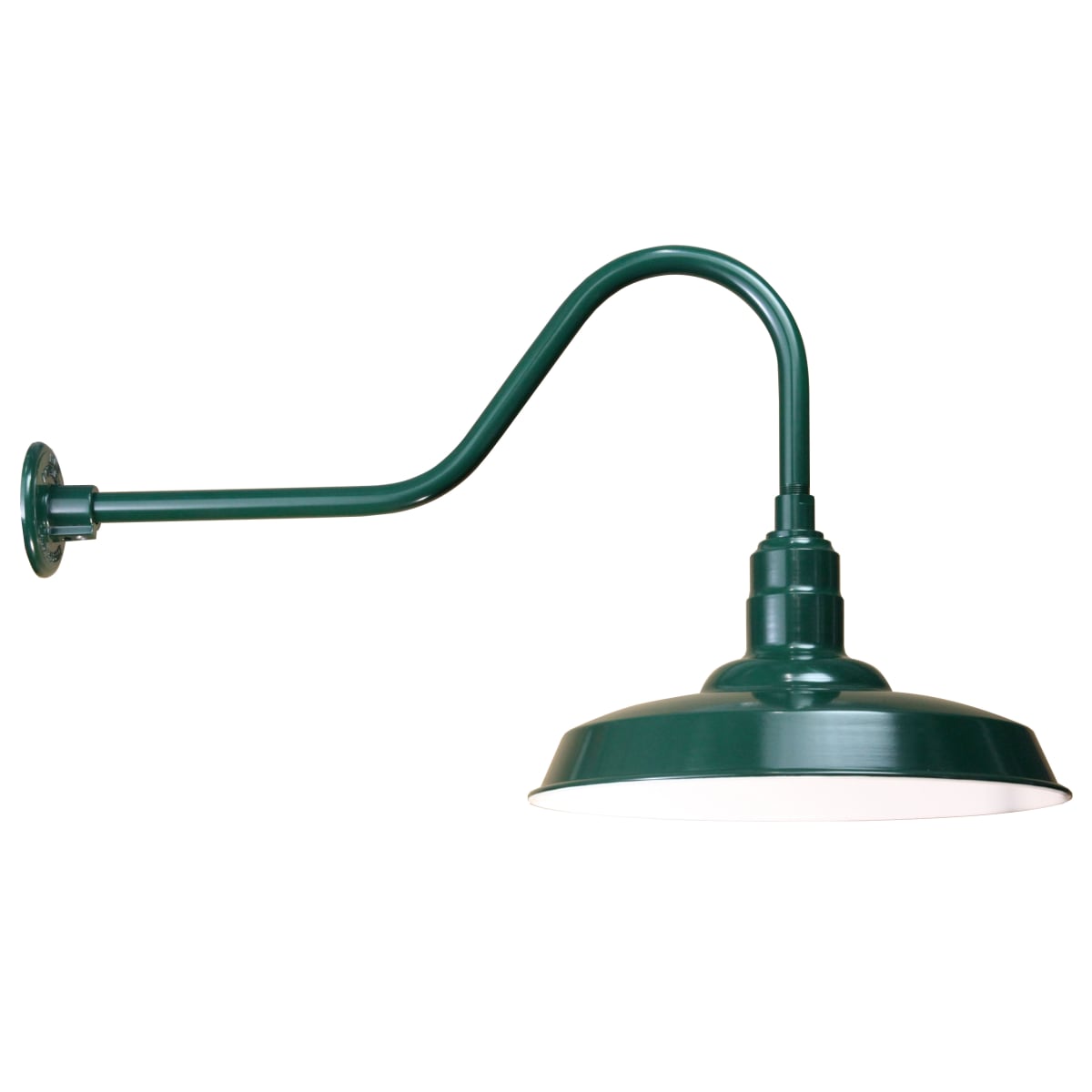 Anp Lighting W518 42 E6 42 Forest Green Rlm Spun Aluminum Vintage