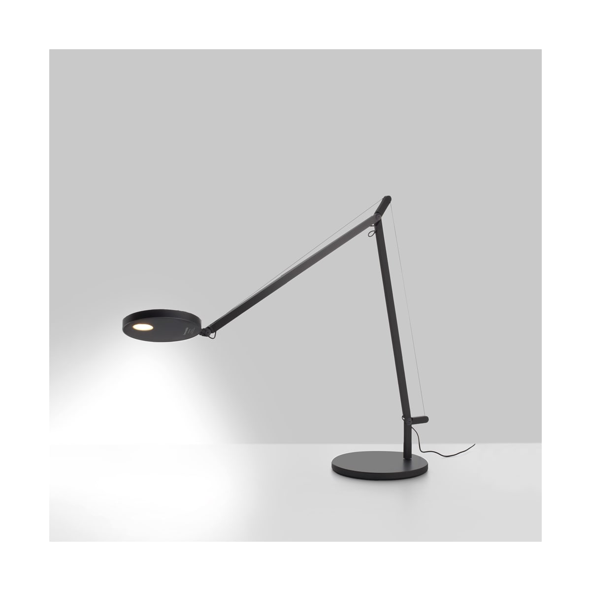 Artemide Usc Dem1004 Polished Black Demetra Single Light 22 7 16 Tall Integrated Led Swing Arm Table Lamp Lightingshowplace Com About 1% of these are lamp holders & lamp bases, 0% are chandeliers & pendant lights, and 11% are night a wide variety of table lamp base black options are available to you, such as lighting solutions service, certification, and usage. lighting showplace