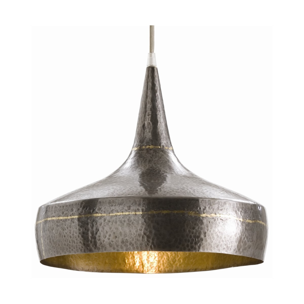 Arteriors 42414 Dark Natural Iron Mason 13 Mixed Metal Hammered Arteriors 42414 Mason Indoor Lighting