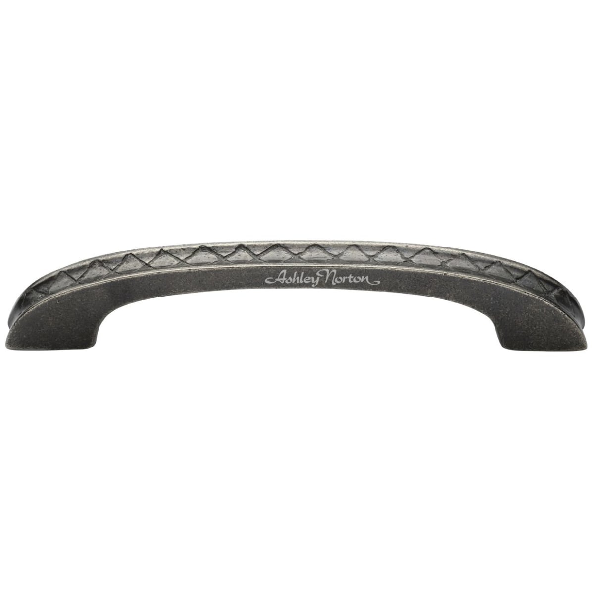 Ashley Norton WL.396 5 1 4 White Bronze Solid Bronze Aztec 3 3 4 Inch Center to Center Arch Cabinet Pull PullsDirect