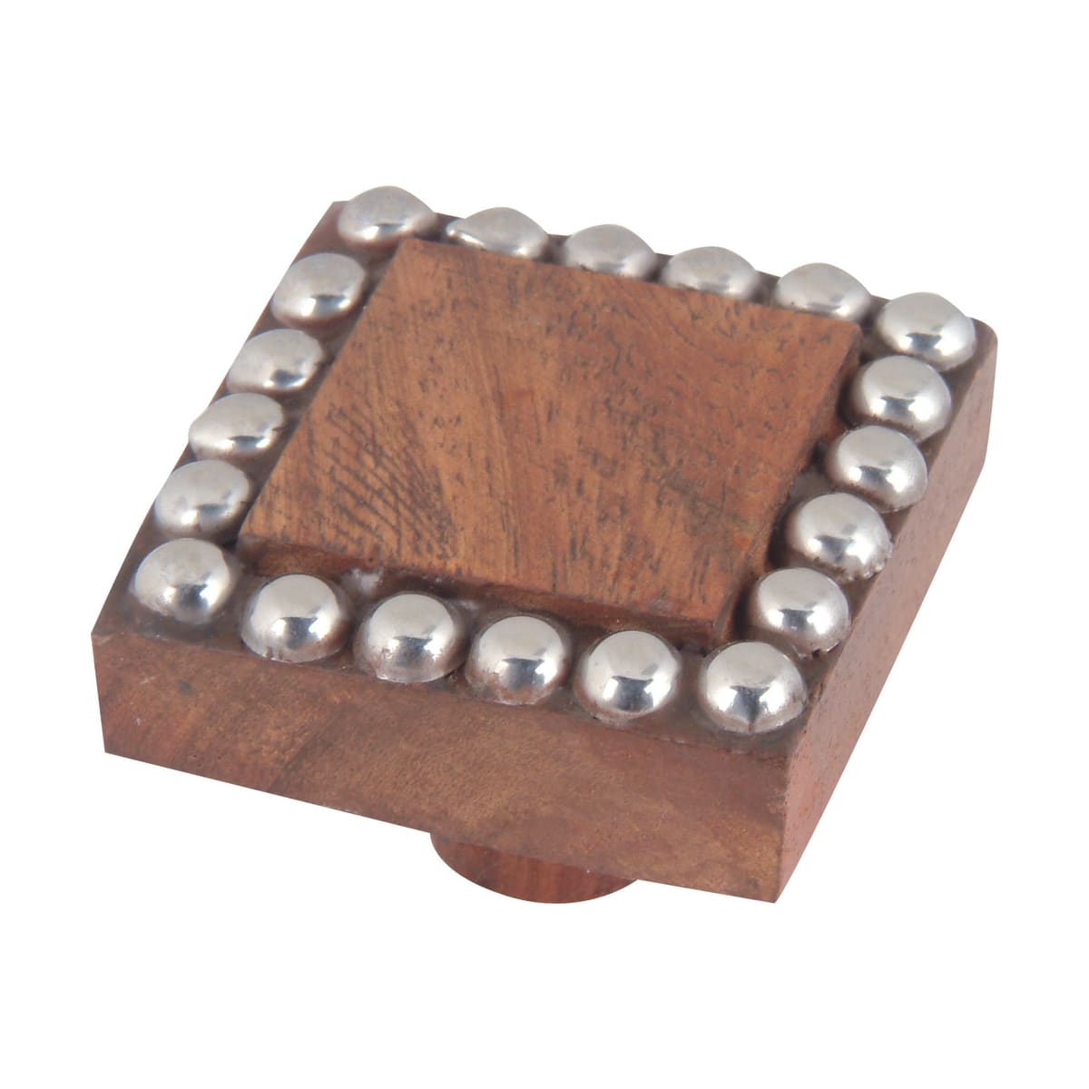 Atlas Homewares 3104 Silver 1 1 2 Inch Square Cabinet Knob Pullsdirect Com