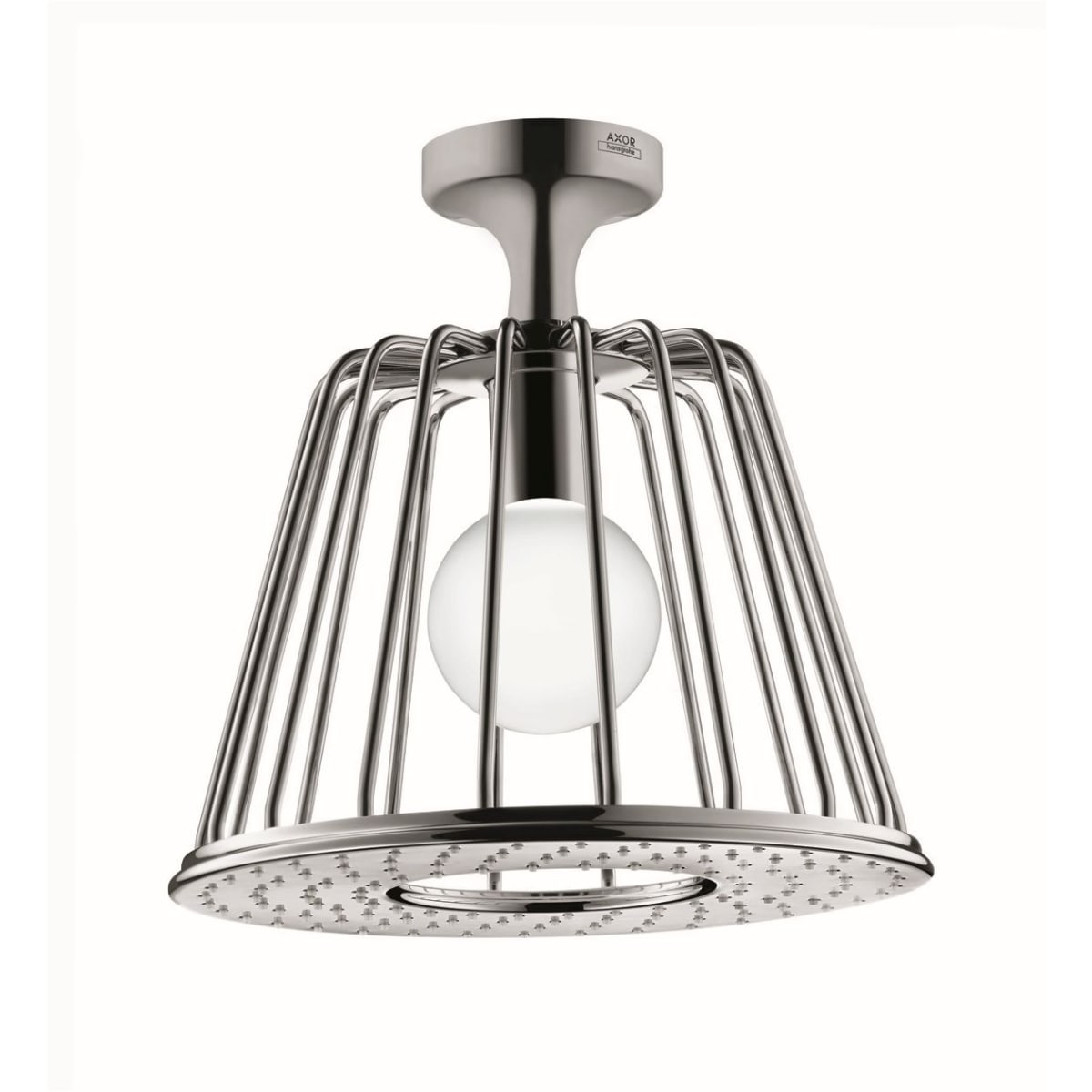 Axor 26032001 Chrome Nendo Ceiling 11 2 5 Gpm 1 Jet Rain Shower