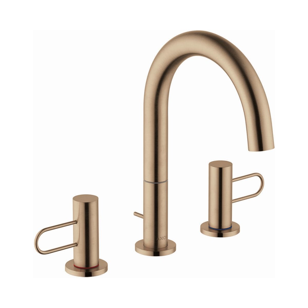 Axor 38054001 Chrome Uno Loop 1.2 GPM Widespread Bathroom Faucet 