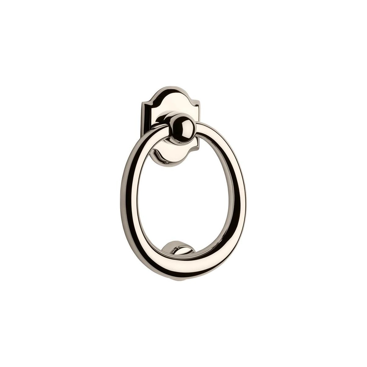 Baldwin 9br7003009 Polished Nickel Solid Brass Ring Knocker From