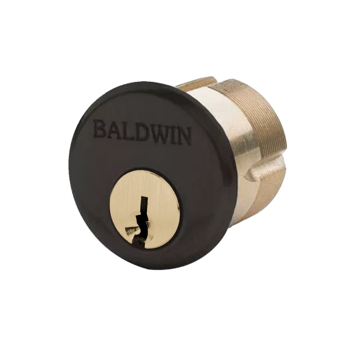 Baldwin 8321102EMHT 1" Oil Rubbed Bronze Mortise Cylinder C Keyway 