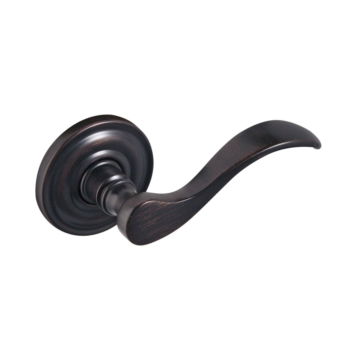Baldwin 5455V112PRIV Venetian Bronze 5455V Privacy Door Lever Set with 5048  Rose from the Estate Collection