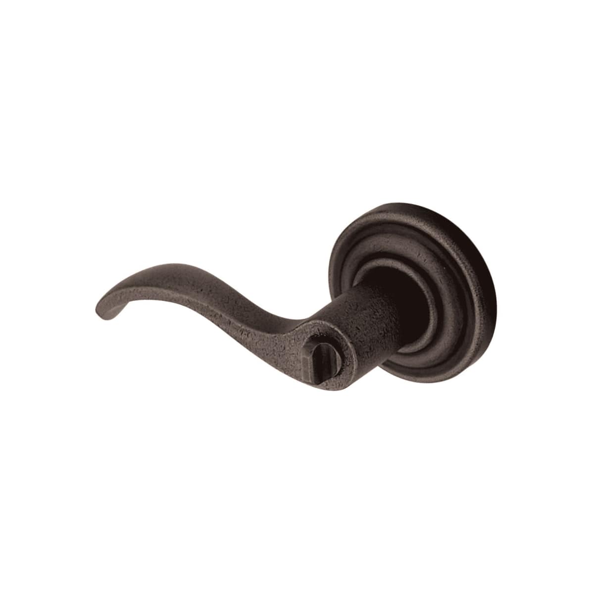 Baldwin 5455V102LMR Oil Rubbed Bronze Individual Wave Estate Lever without  Rosettes