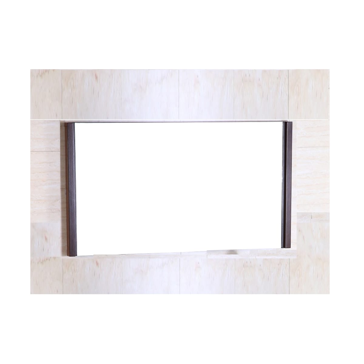 Bellaterra Home 502001a Mir 48 Wenge 25 1 2 X 47 2 9 Semi Framed Rectangular Bathroom Mirror Faucet Com