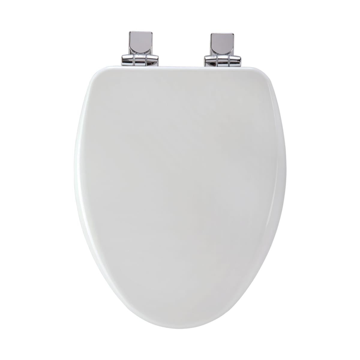 Bemis 19170chsl 000 White Elongated Toilet Seat With Chrome Hinges And Lid With Whisper Close And Sta Tite Seat Fastening System Faucet Com