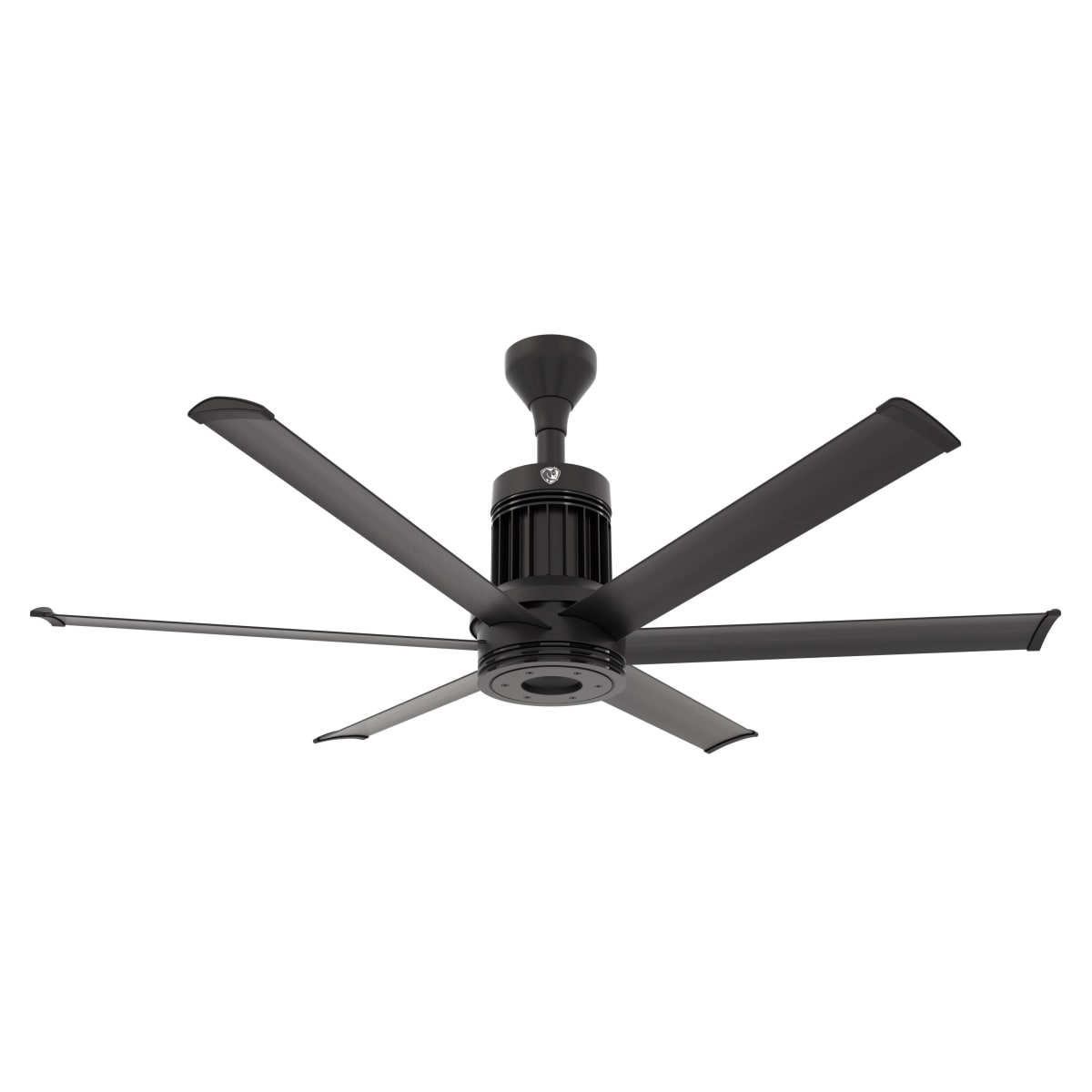 Large Industrial 60 in Indoor Ceiling Fan w/ Downrod Mount Wall Remote Control 