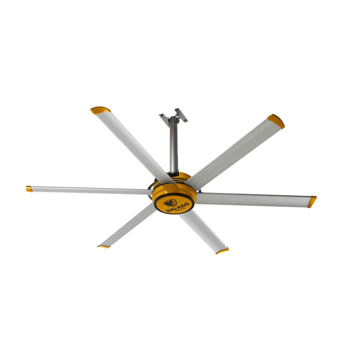 Big Ass Fans F Es2 0701s34 Silver Yellow Trim 7 Ft 6 Blade