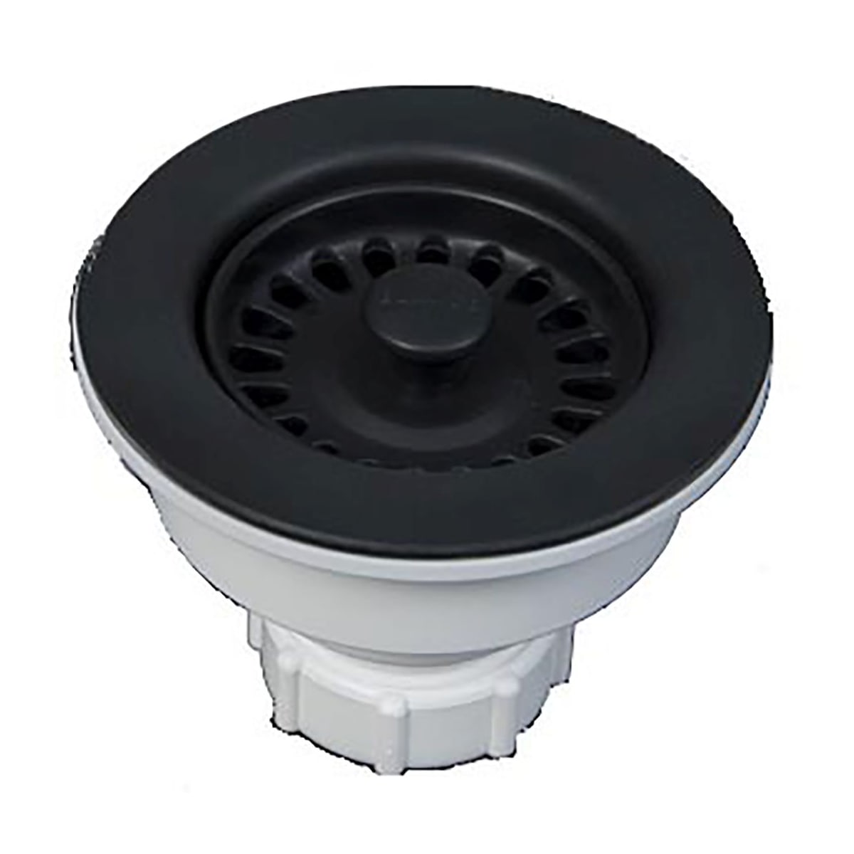 Blanco 441095 Anthracite 4 1 2 Disposal Flange Trim Insert And Strainer Fits Over Existing Insinkerator Disposal Flange Faucet Com