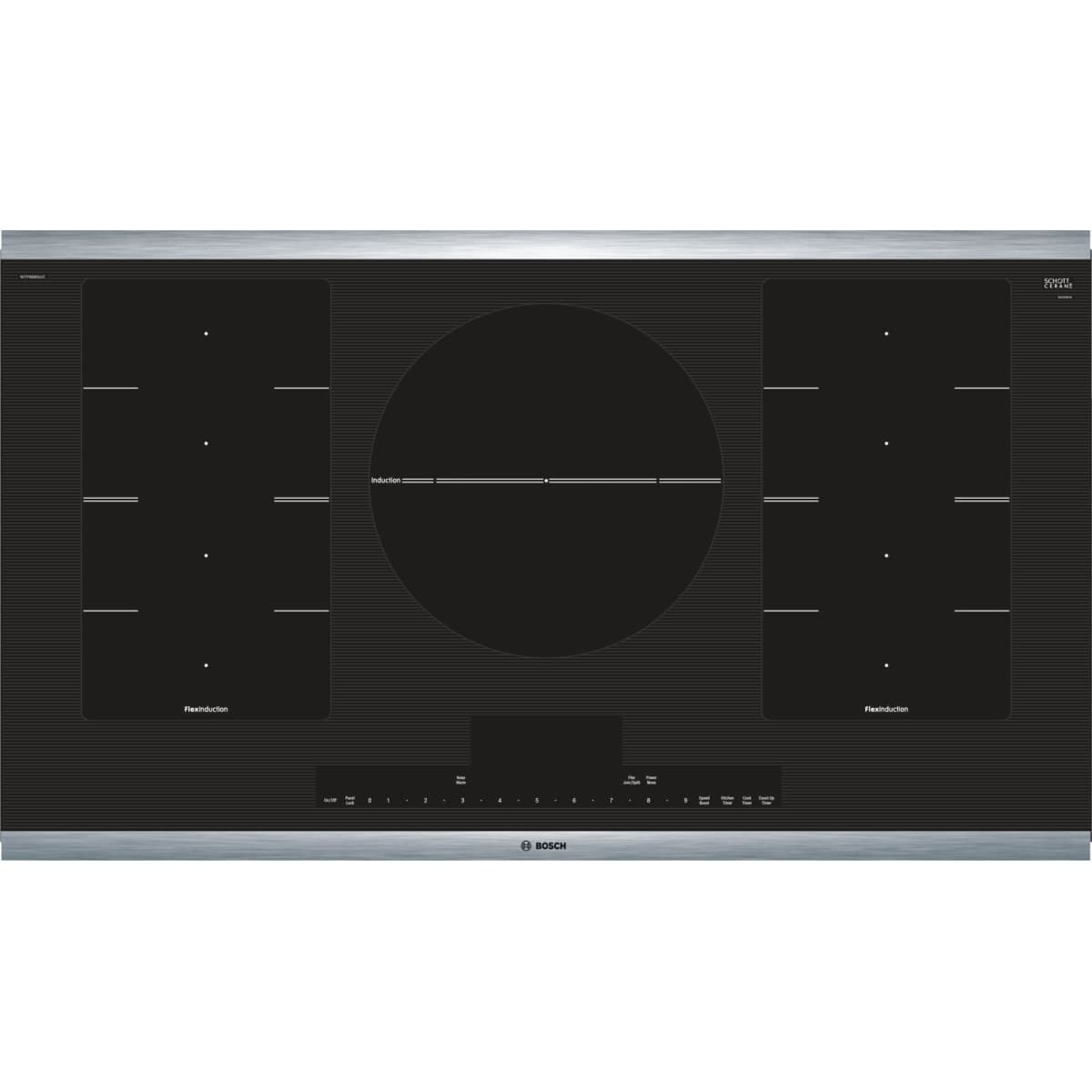 Bosch Nitp668suc Black Stainless Steel 36 Inch Wide Built In