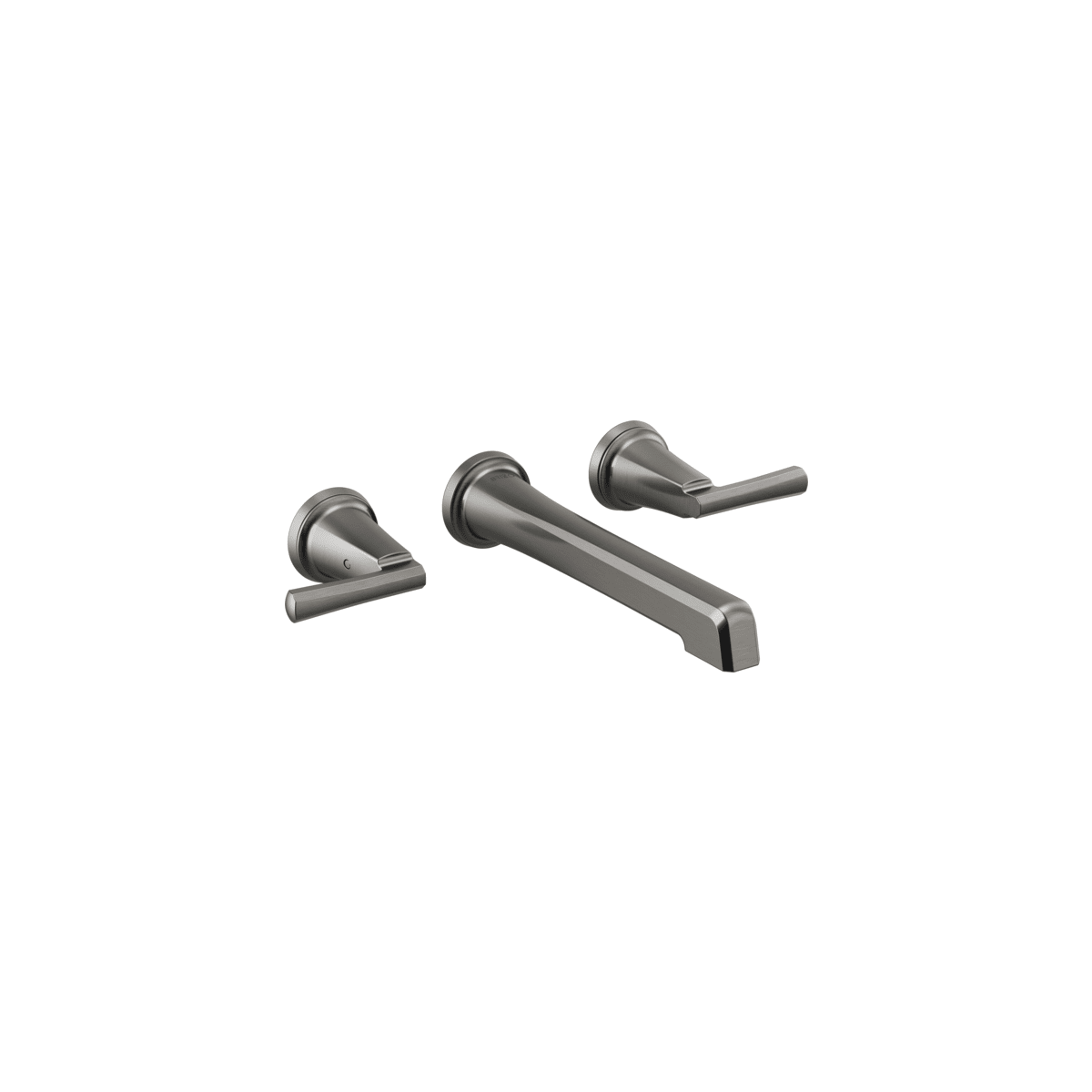 Brizo T65898lf Sllhp Luxe Steel Levoir 1 5 Gpm Widespread Wall Mounted Bathroom Faucet Less Handles And Drain Assembly Limited Lifetime Warranty Faucet Com