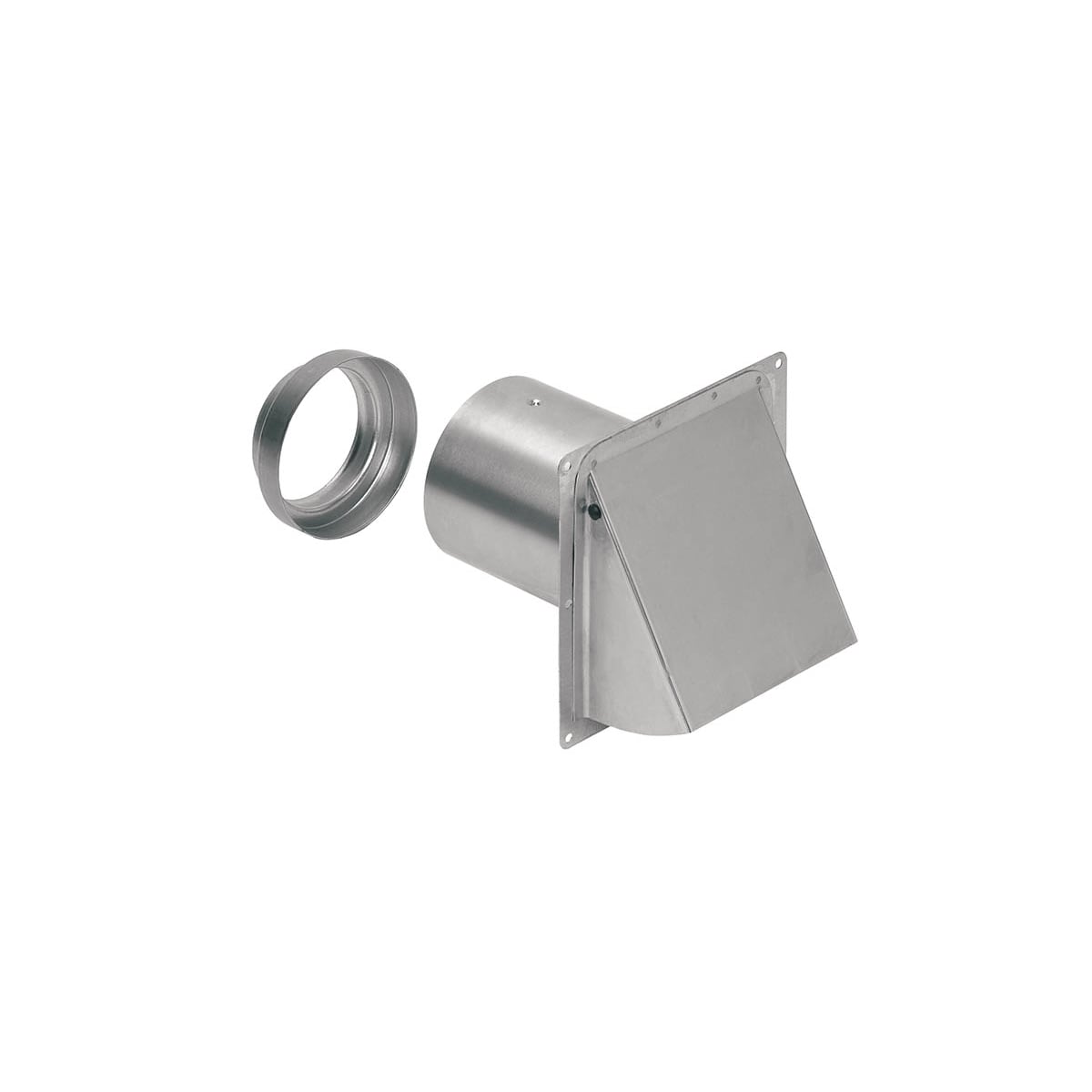 Broan 885NS N/A Wall Cap for 3 Inch to 4 Inch Duct with No Bird Screen -  VentingDirect.com