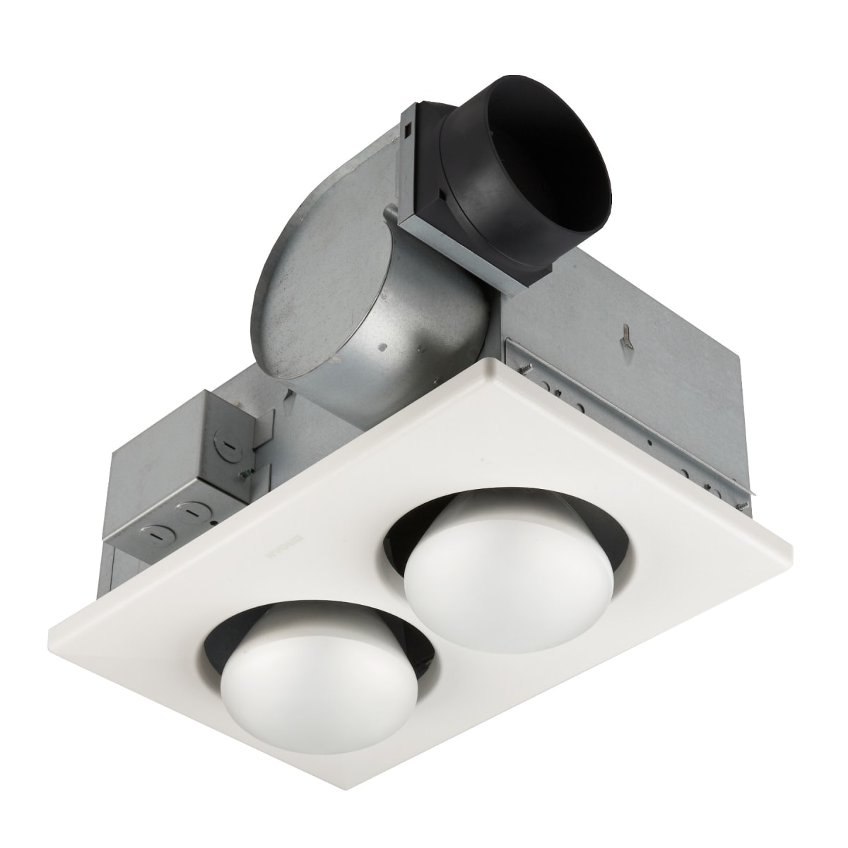 Broan 164 White 70 CFM 4.0 Sone Ceiling Mounted Bath Fan with Heater FaucetDirect