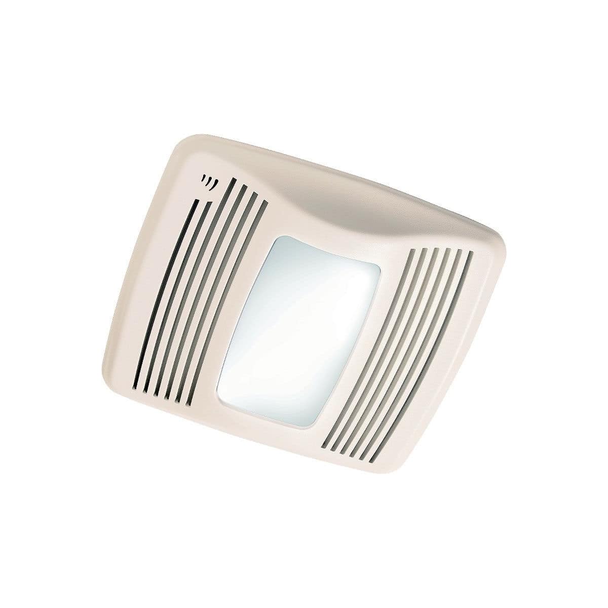 Broan QTX110SL White 110 CFM 0.9 Sone Ceiling Mounted HVI Certified Bath Fan  with Humidity Sensor, Light and Night Light from the QT Collection -  LightingDirect.com