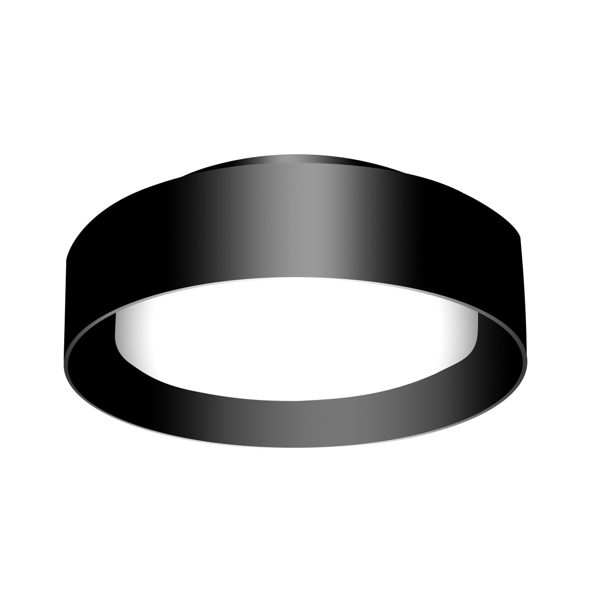 Bromi Design B4106FB Black Lynch 3 Light 16" Wide Flush Mount Drum Ceiling  Fixture - LightingDirect.com