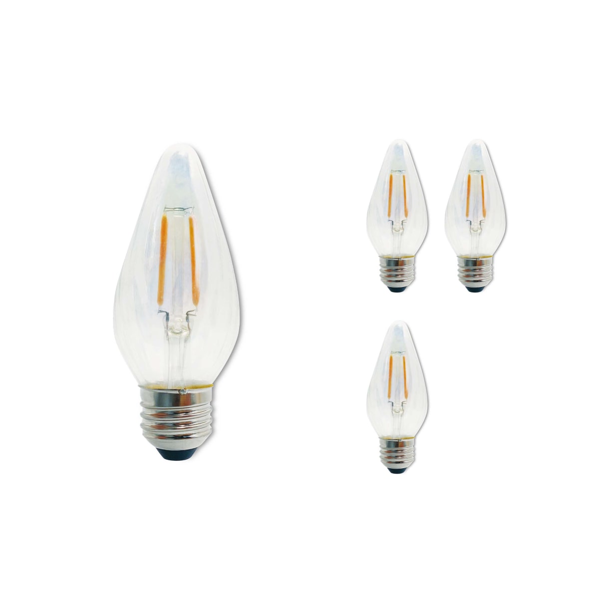 本物保証!  Clear 862789 Bulbrite / Watt 4 - (4) of Pack Iridescent その他