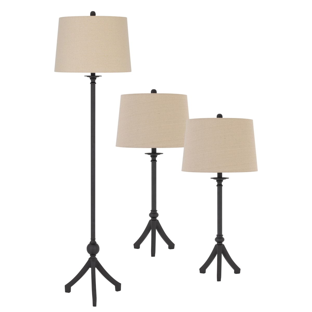 Shop floor lamp and matching table lamp Deals Cal Lighting BO 2986 3 Iron Smart Saving 32