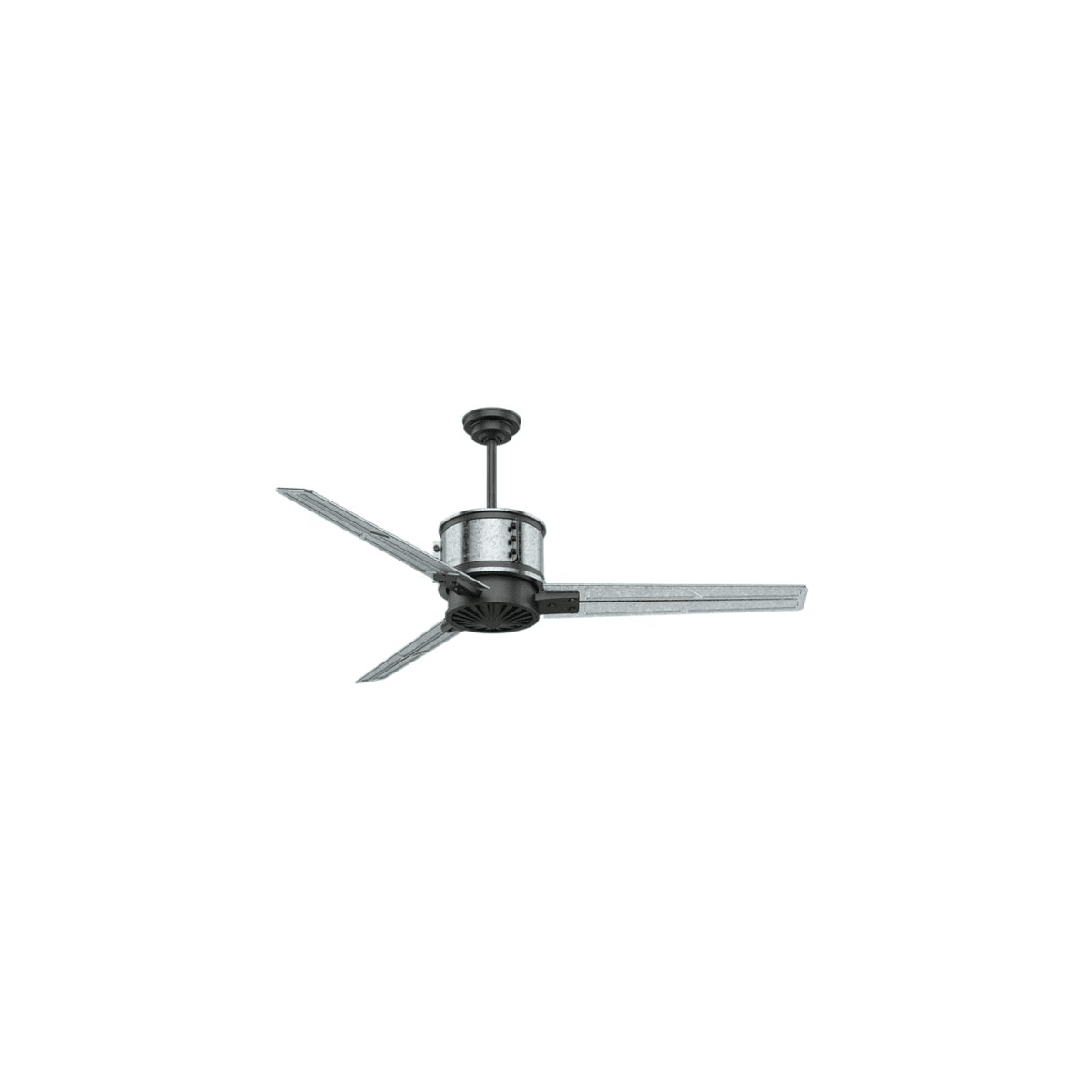 Casablanca 59191 Galvanized Steel With Aged Steel Accents 60