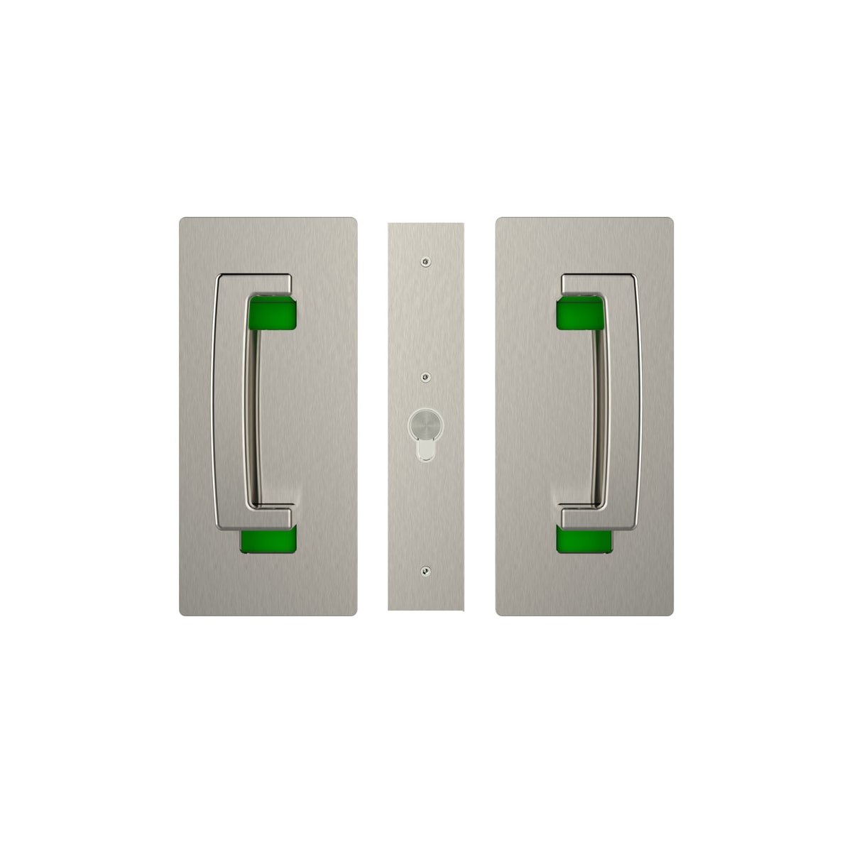 Cavilock Cl406b0125 Satin Chrome Cl400 Ada Privacy Pocket Door Set