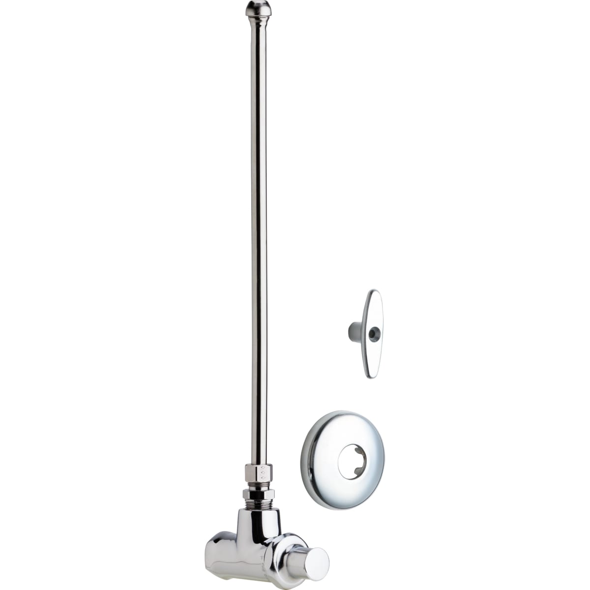 Chicago Faucets 1017-ABCP Chrome ECAST Angle Stop Fitting Chicago Faucets 1017-ABCP Chrome ECAST Angle Stop Fitting