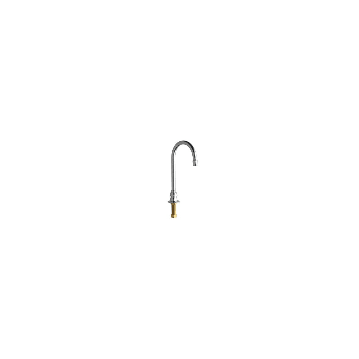 Chicago Faucets 626 abcp Chrome Deck Mounted High Arch Utility Service Spout Fitting Less Handles And Valve Faucet Com Chicago Faucets 626 abcp Chrome Deck Mounted High Arch Utility Service Spout Fitting Less Handles And Valve Faucet Com