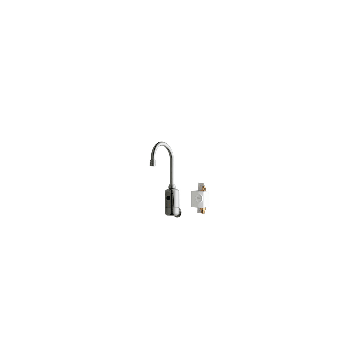 Chicago Faucets 116 954 Ab 1 Chrome Wall Mounted Metering Faucet