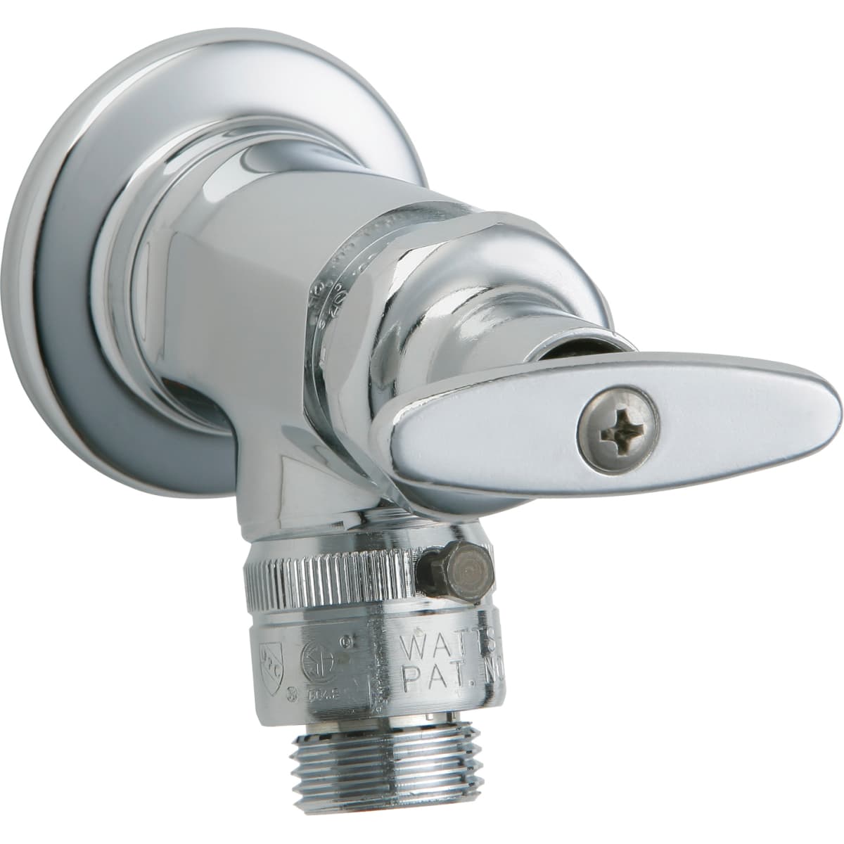 Chicago Faucets 293 E27cp Chrome Wall Mounted Hose Faucet With 3 4