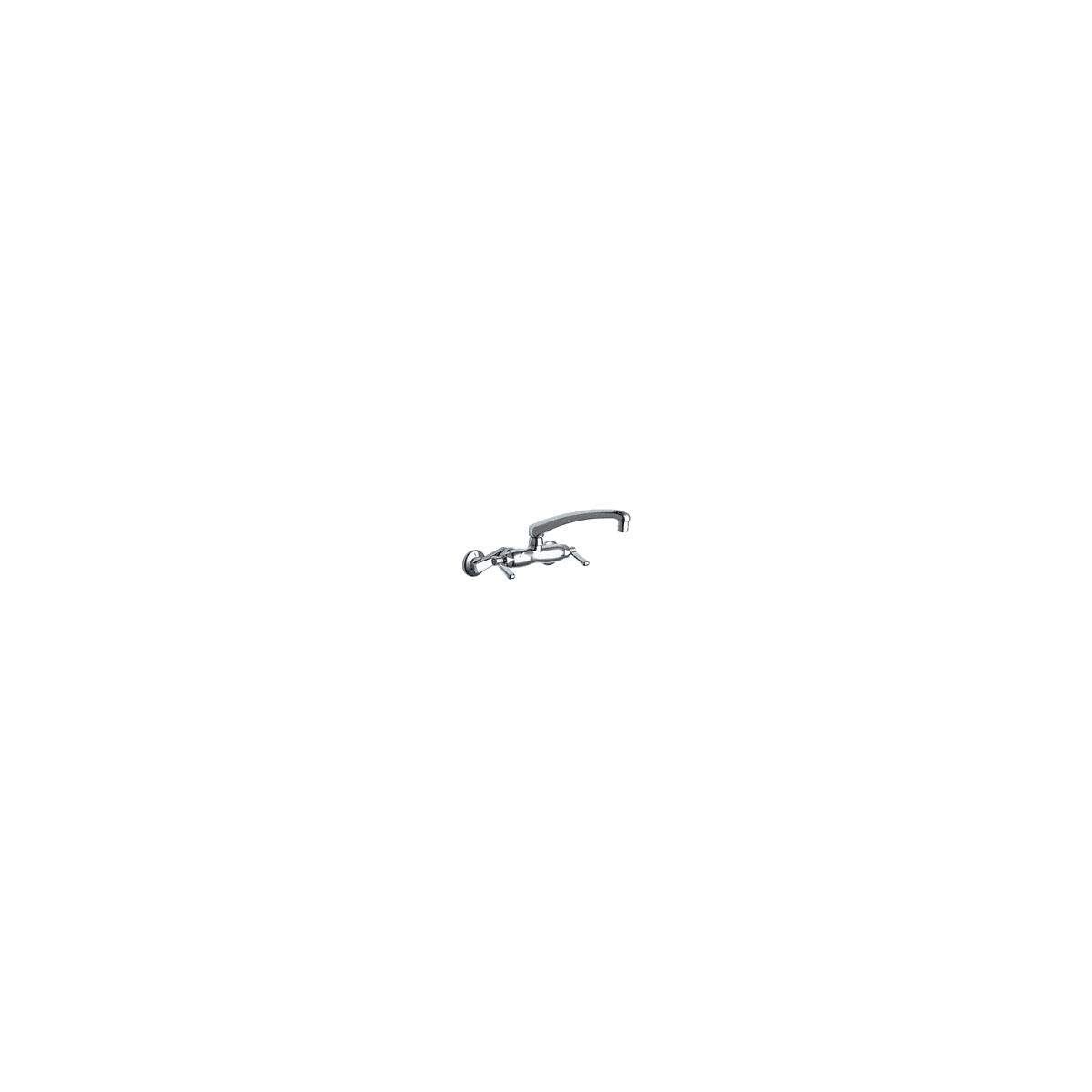 Chicago Faucets 445 L8e35abcp Chrome Wall Mounted Pot Filler